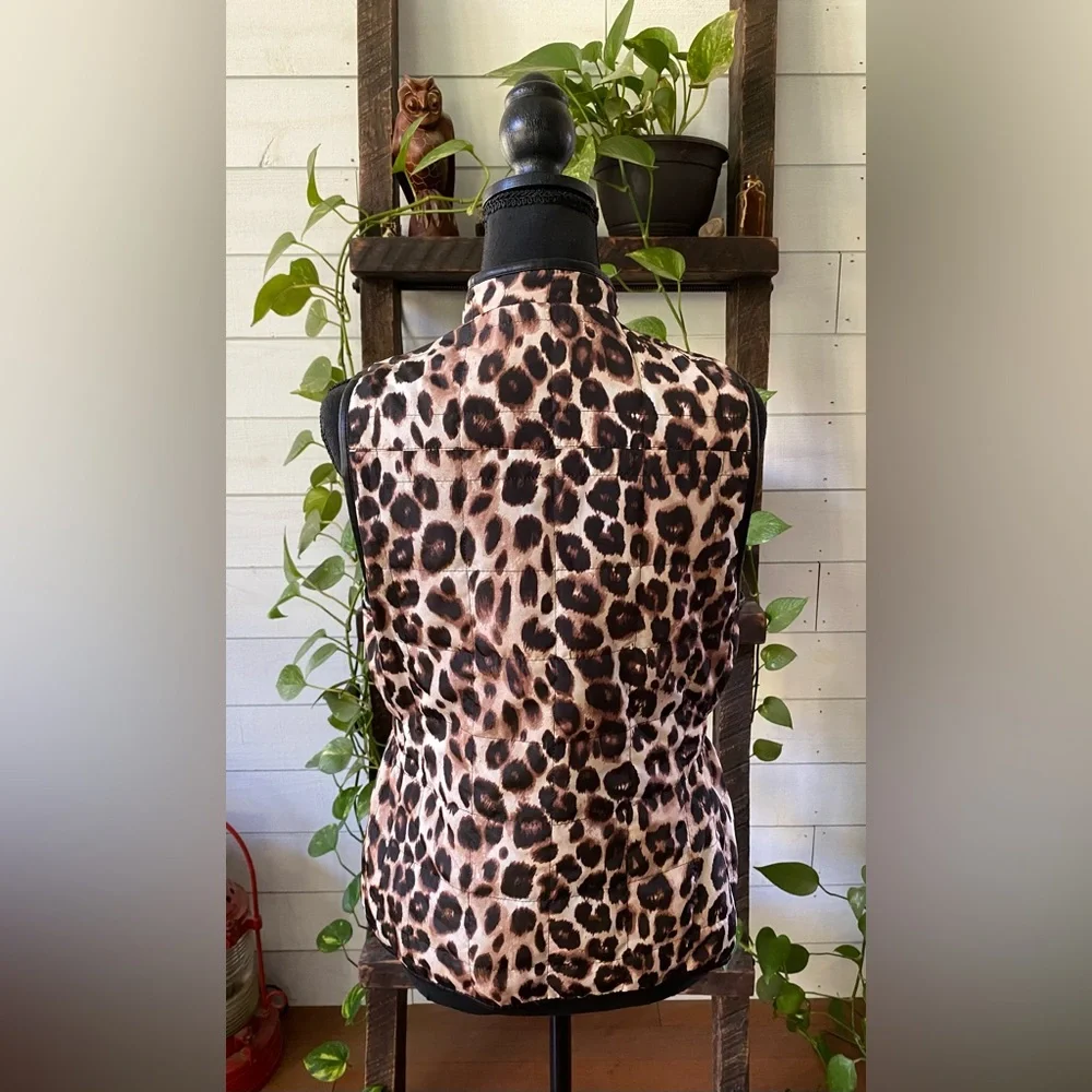 Chico’s: Animal Print Vest